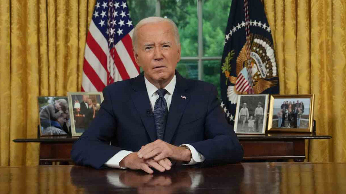 Biden, çekilme kararının ardından ilk defa kamera karşısına geçti: Ulusumuzu birleştirmenin en iyi yolu bu