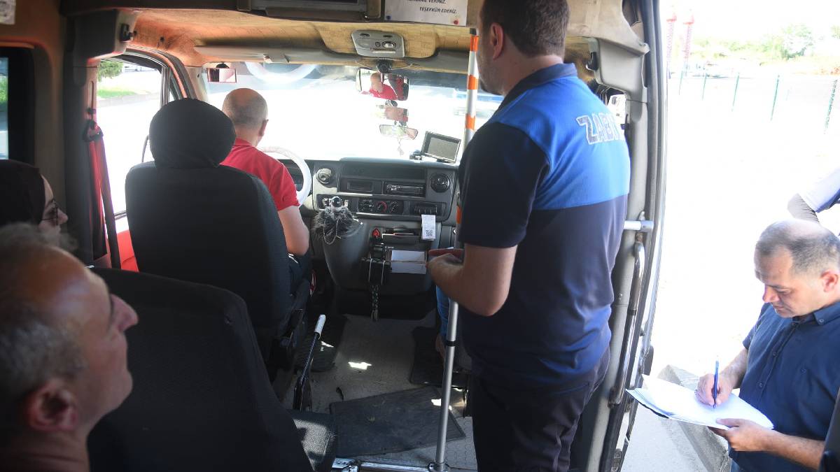 Dolmuşlarda klima denetimi gerçekleştirildi