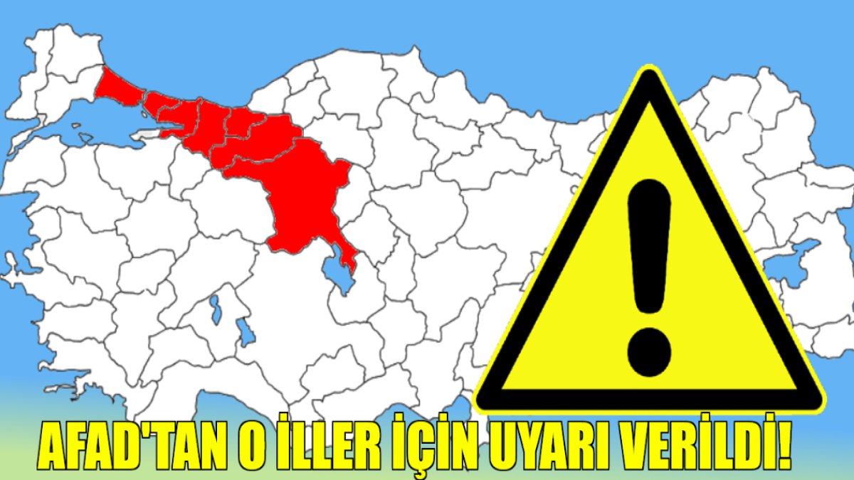 AFAD'dan 26 Temmuz Cuma günü uyarısı! O gün herkes tetikte beklesin: İstanbul, Kocaeli, Sakarya, Düzce, Bolu, Ankara...