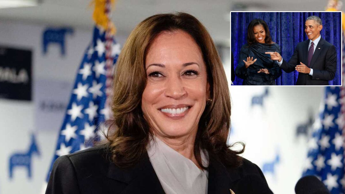 Obama çiftinden başkanlık yarışında Kamala Harris'e destek
