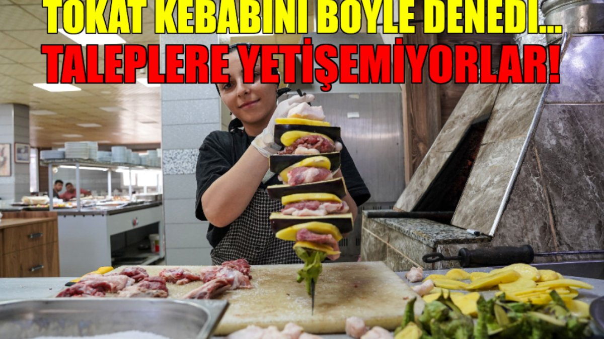 Adanalılar görmesin! Tokat kebabını böyle denedi, taleplere yetişemedi: Neredeyse yarı fiyatına satıyor