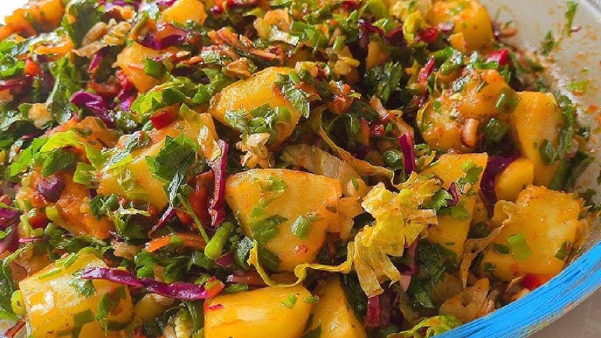 İtalyan aşçılar böyle yapıyormuş! En lezzetli patates salatası bu şekilde yapılıyor