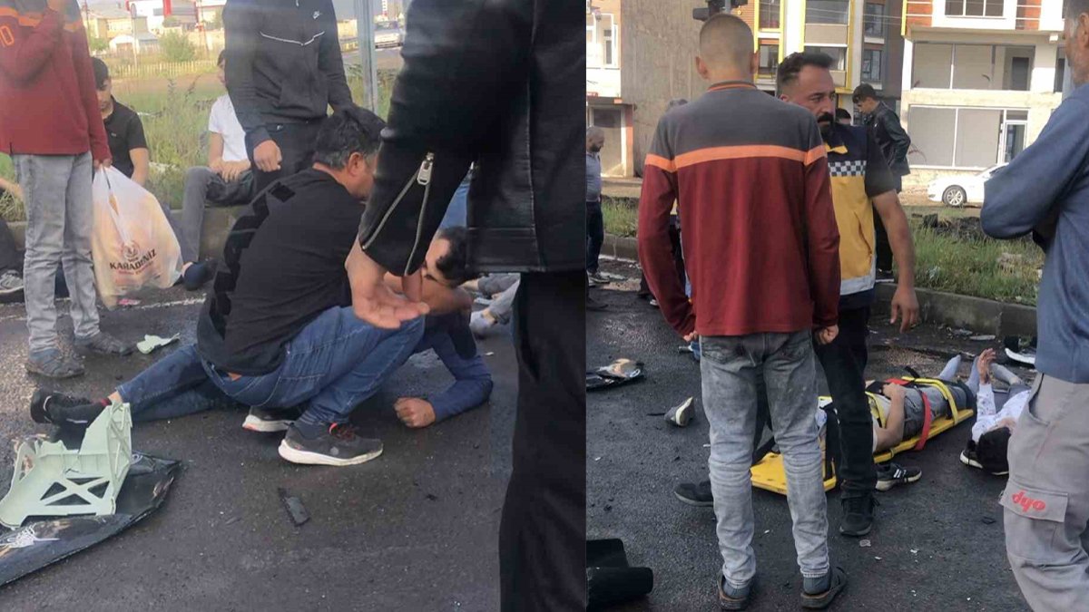 Feci kaza! Yolcular camdan fırladı