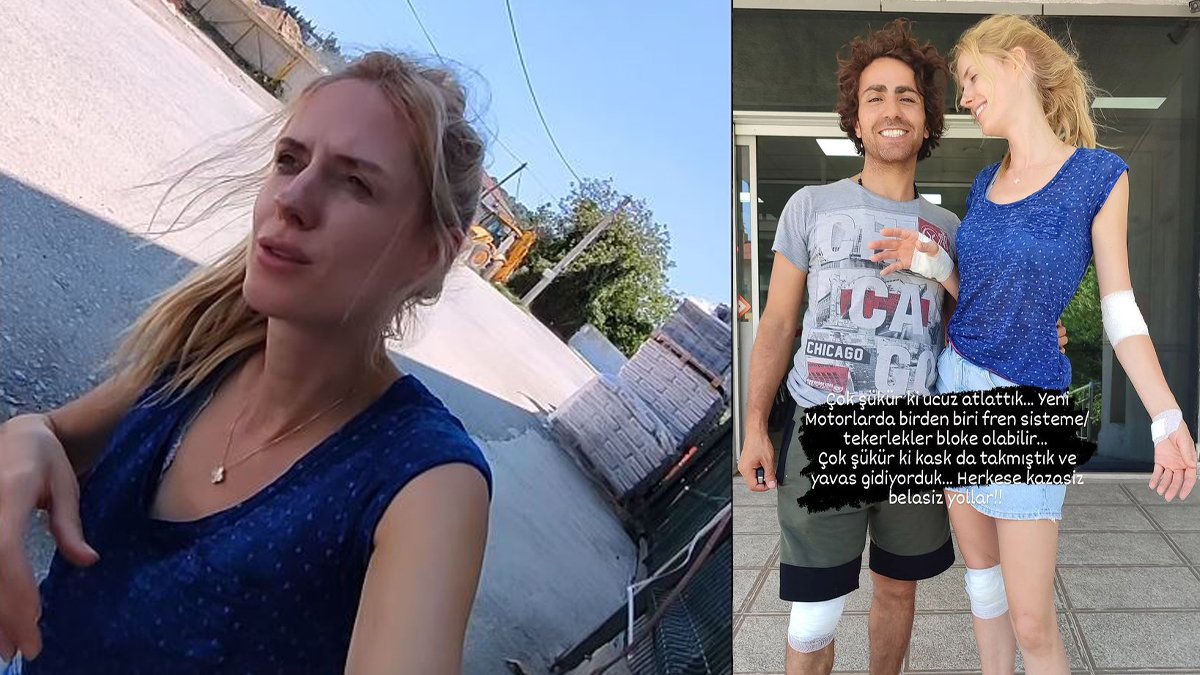 Wilma Elles motosiklet kazası geçirdi