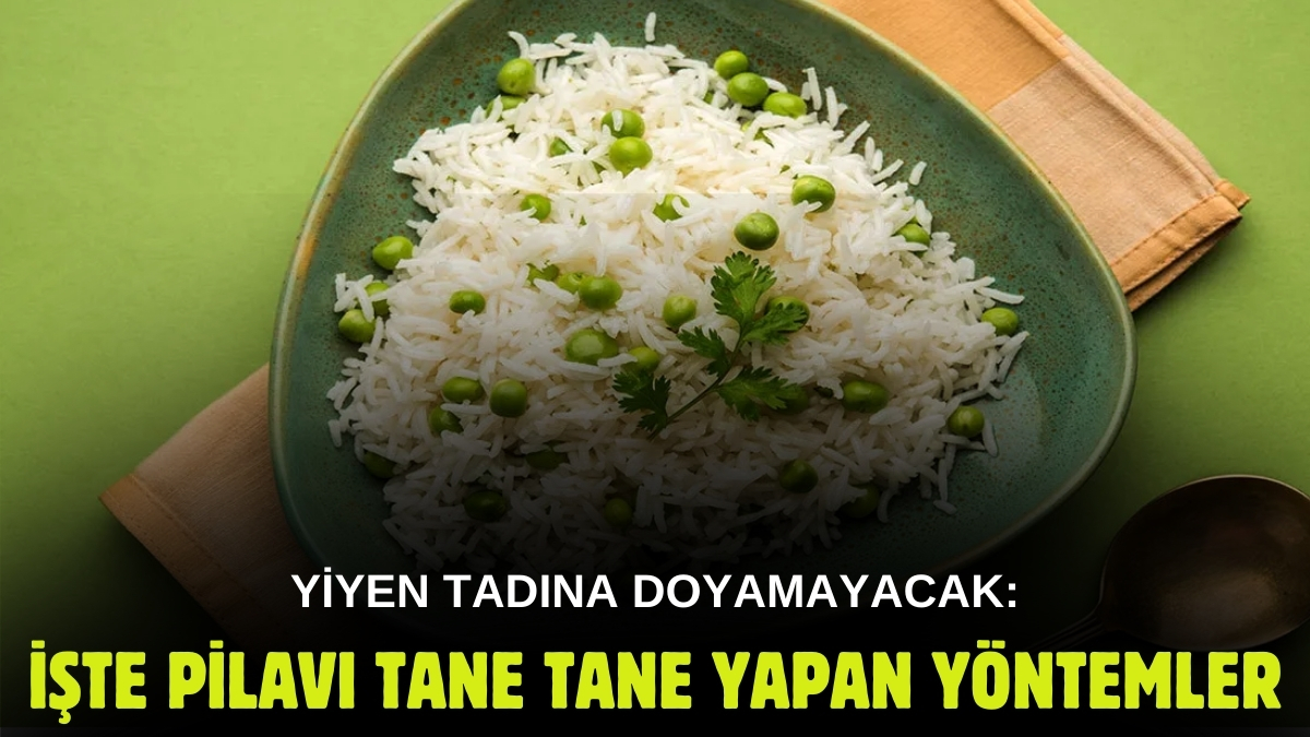En iyi şefler de bu yöntemle yapıyor! Pilavınız asla lapa lapa olmayacak: İşte tane tane pilavın sırrı