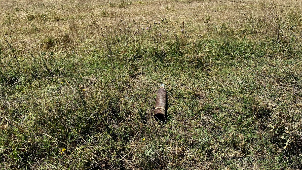 Çoban Kurtuluş Savaşı'ndan kalma top mermisi buldu