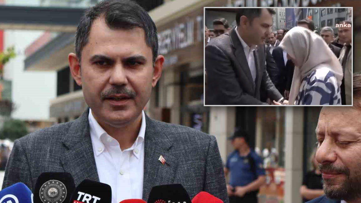 Bakan Kurum emekli vatandaşın eline alışveriş kartı sıkıştırmak istedi