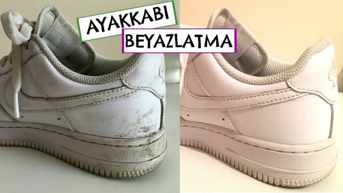 Beyaz ayakkabıların kirini saniyede temizliyor! İhtiyacınız olan şey: Sirke