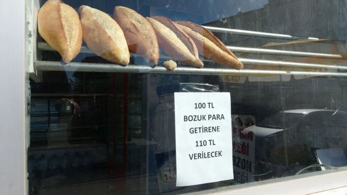 Bozuk para sorununa ilginç çözüm: 100 lira getirene 110 lira veriyor