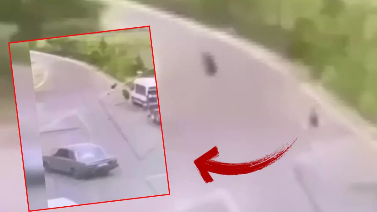 TIR'dan fırlayan teker Rukiye'nin sonu oldu: İşte feci kazanın görüntüsü