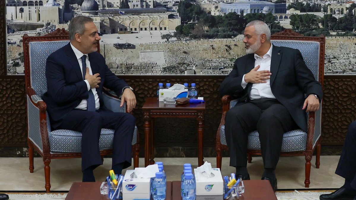 Bakan Fidan: Haniye Filistin halkının haklı davasında yaşayacaktır