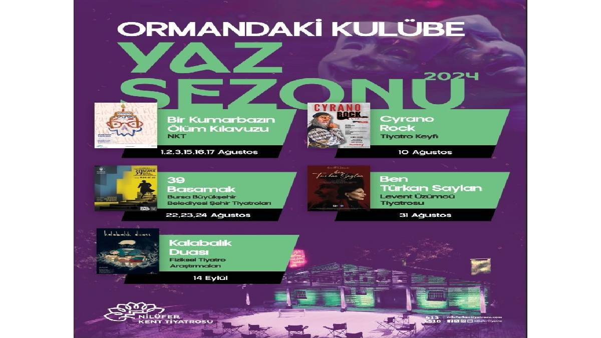 Ormandaki Kulübe’de yıldızların altında tiyatro keyfi başlıyor