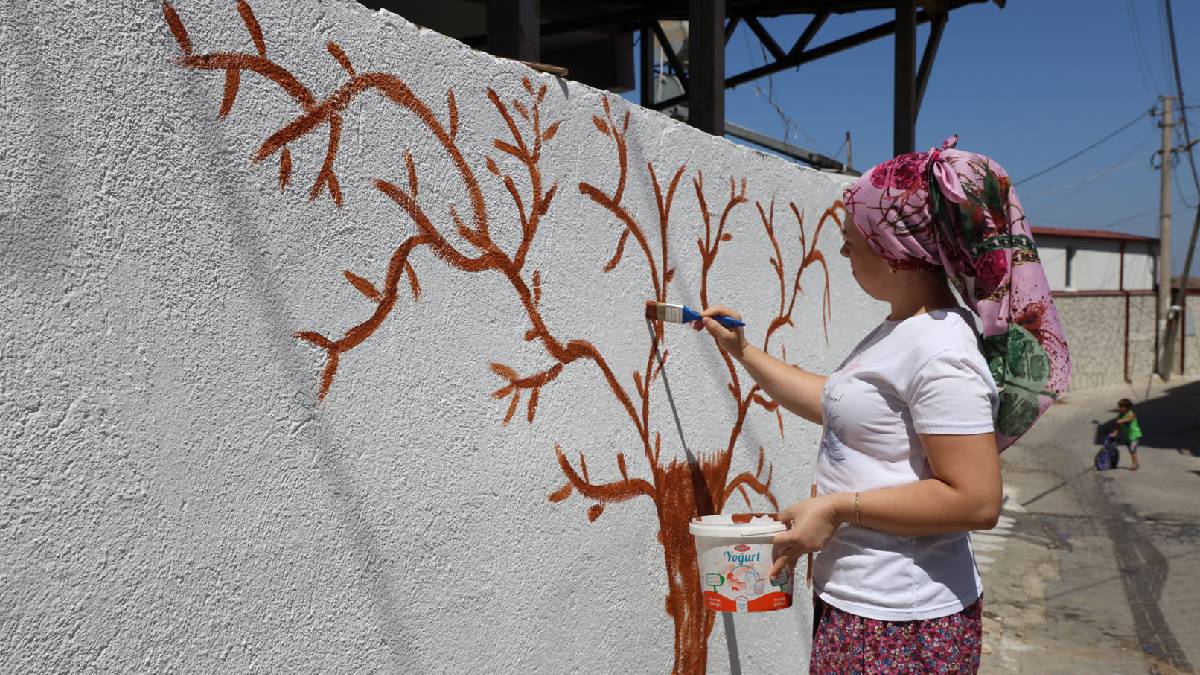 Güzelbahçe kadınlarından imece örneği