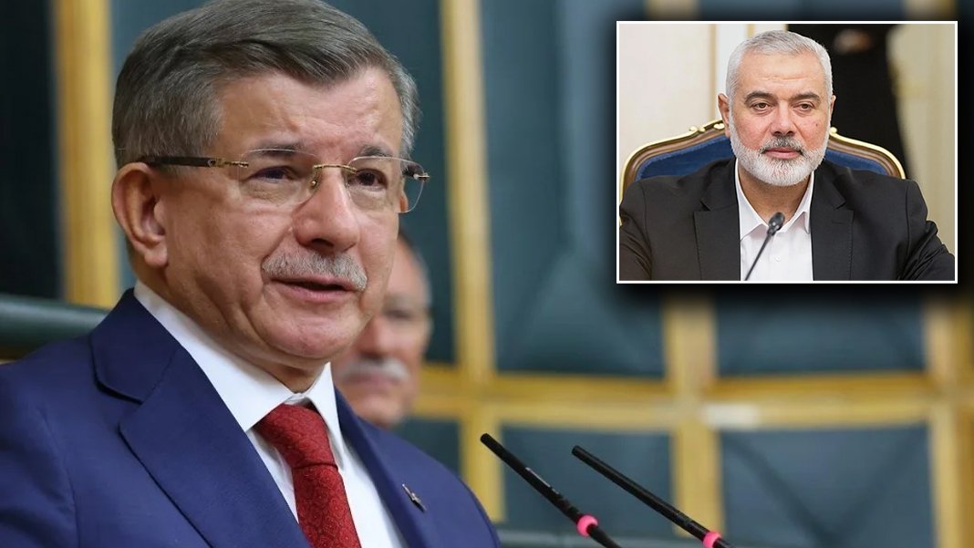 Gelecek Partisi lideri Davutoğlu, Haniye'nin cenaze törenine katılacak