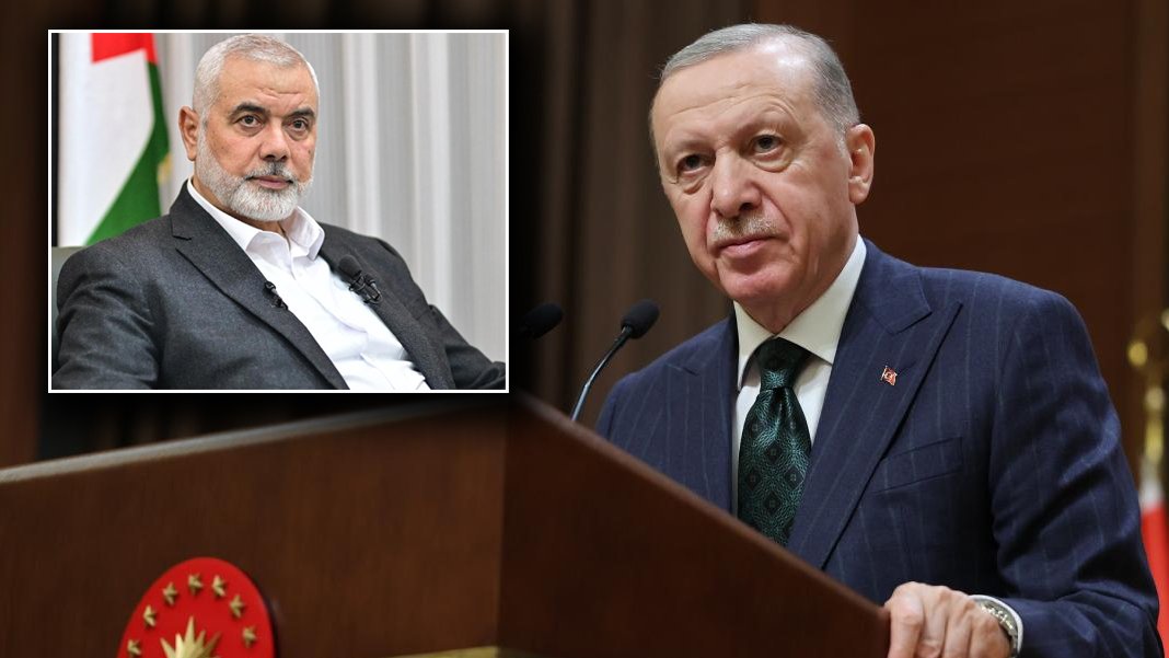 Cumhurbaşkanı Erdoğan Haniye'nin ailesiyle görüştü