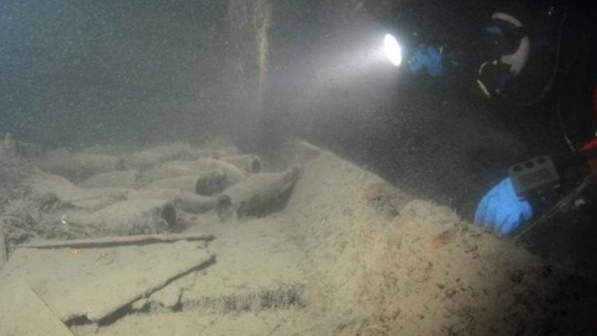 Baltık Denizi'nde 19'uncu yüzyıla ait lüks  bulundu