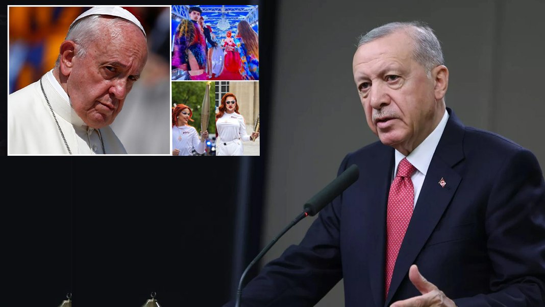 Erdoğan Paris Olimpiyatlarını Papa'ya şikayet etti: Ahlaksız gösteriler infiale yol açıyor
