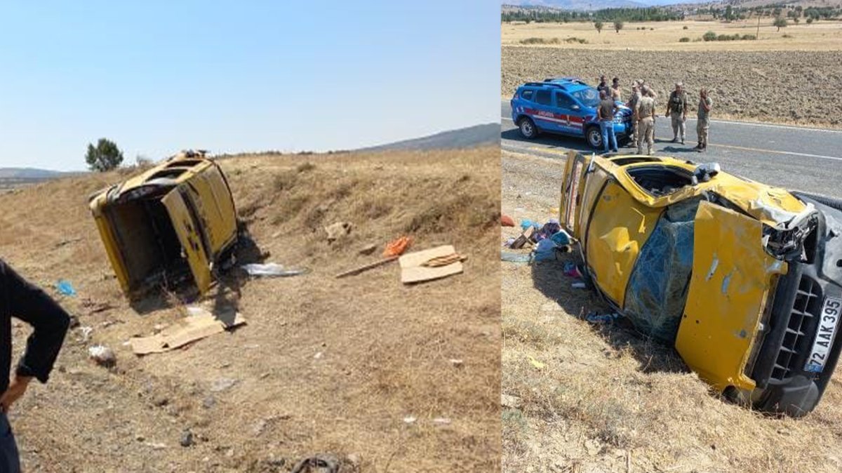 Feci kaza! 1 ölü! 5’i çocuk, 7 yaralı