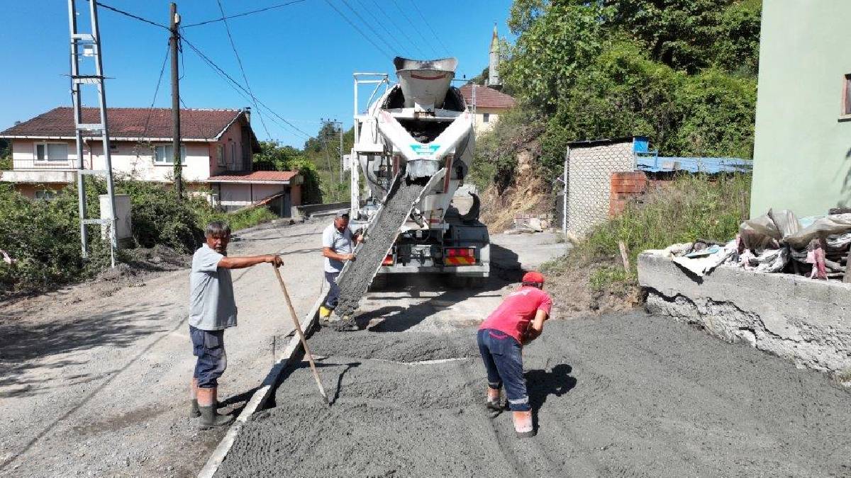 Kavaklıdere sokağın yol sorunu çözülüyor