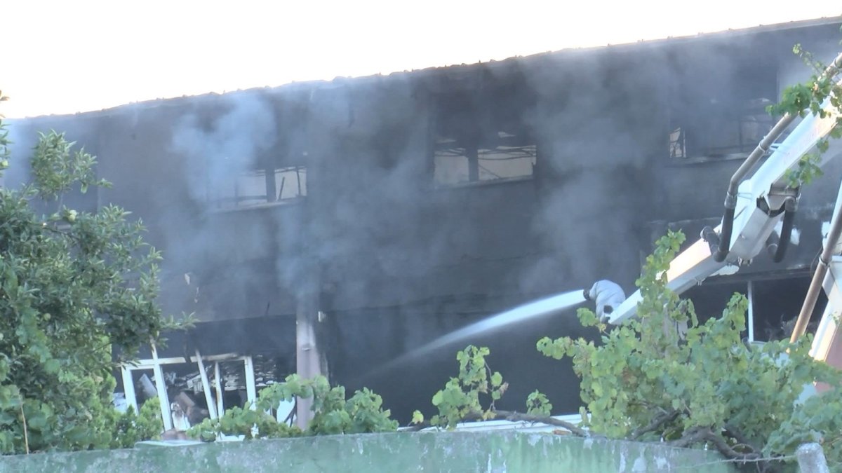 Avcılar'da fabrika yangını