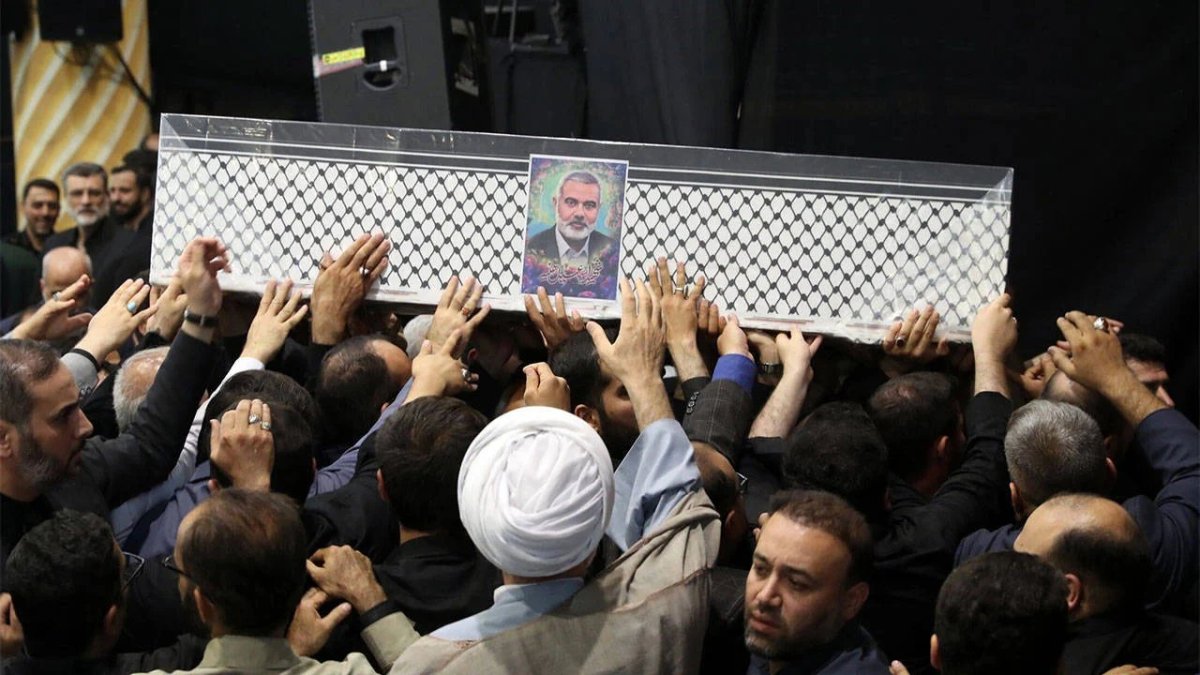 Haniye için Katar'da cenaze töreni