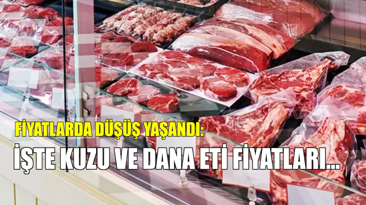Fiyatı gören stok yapacak! Türkiye genelinde fiyatlar düştü, işte yeni dana ve kuzu eti fiyatları...
