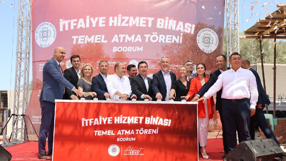 Bodrum İtfaiye Hizmet Binasının temeli atıldı
