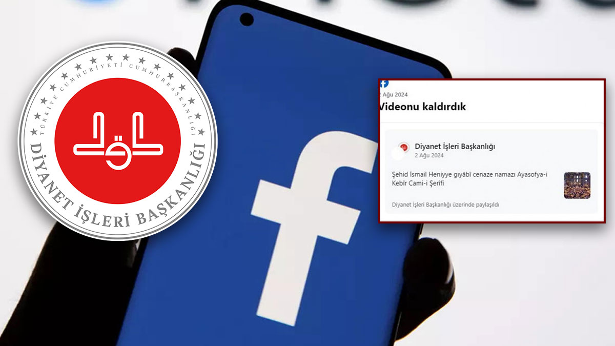 Facebook'tan Diyanet'e 'Haniye' sansürü: Cenaze namazı videosu kaldırıldı