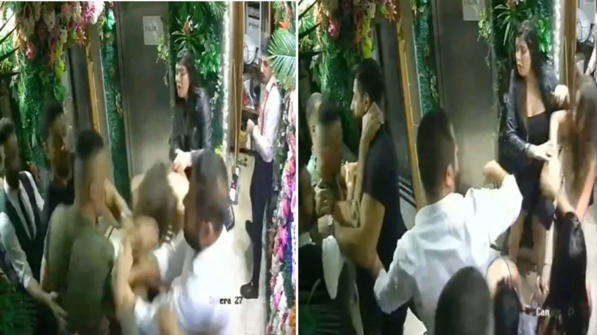 Beyoğlu'nda 3 kadına önce taciz sonra darp: Görüntüler ortaya çıktı