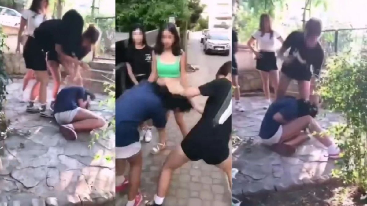 Marmaris'te akran zorbalığı: Öldüresiye dövüp kayda aldılar