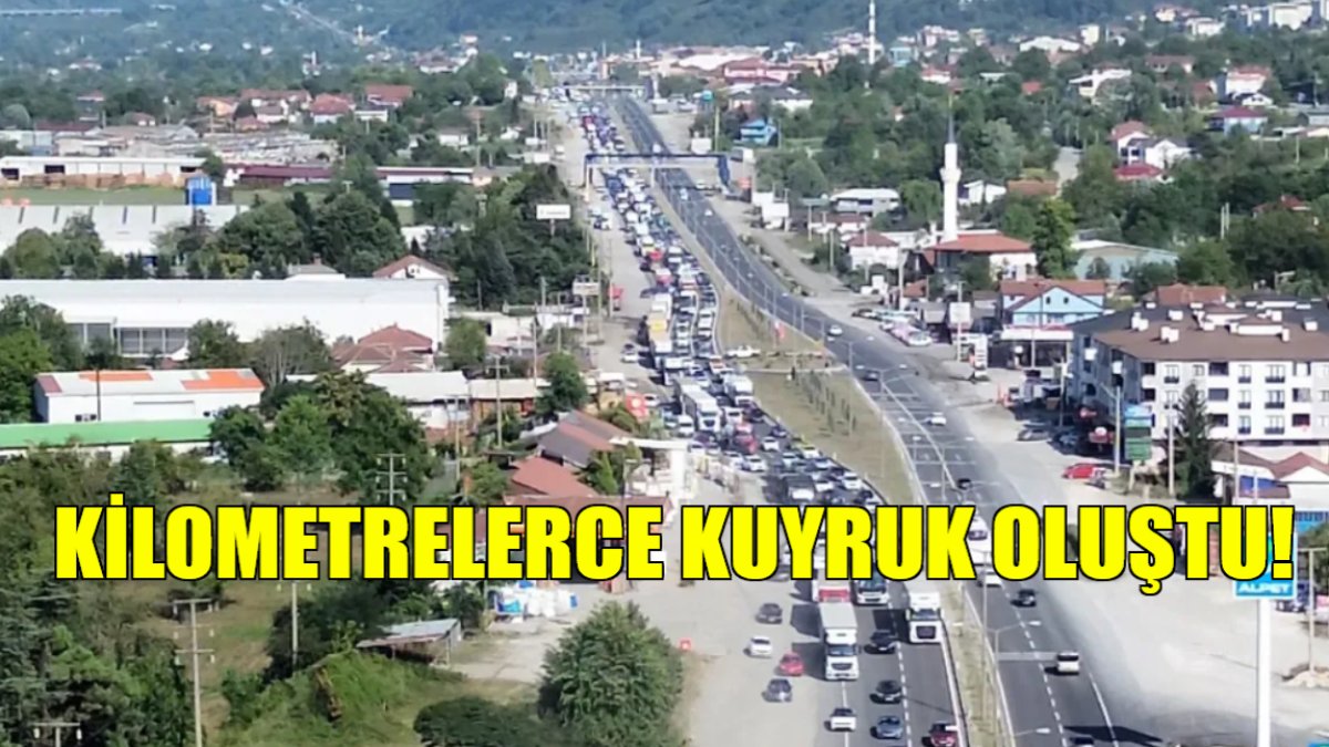 İstanbul'a dönerken o yolu kullanacaklar dikkat! Bin pişman olur: 25 kilometrelik kuyruk oluştu