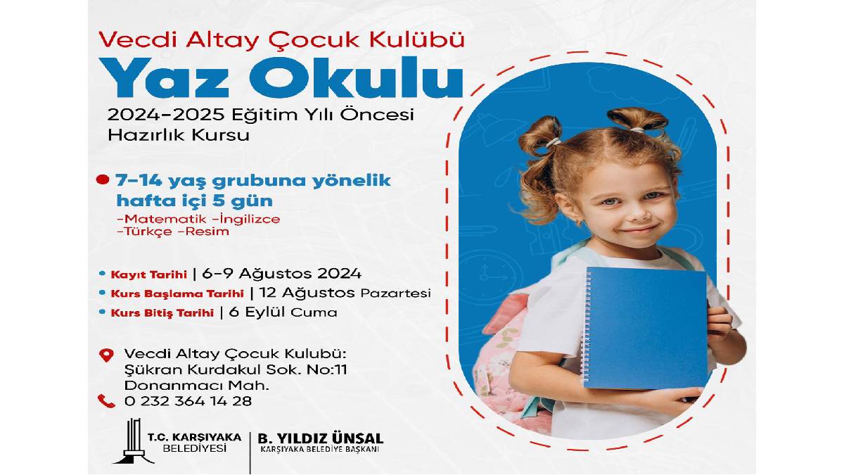 Haydi çocuklar Yaz Okulu'na!