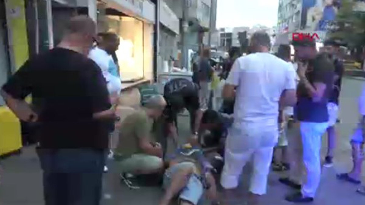 Taksiciler birbirine girdi! Yaralılar var