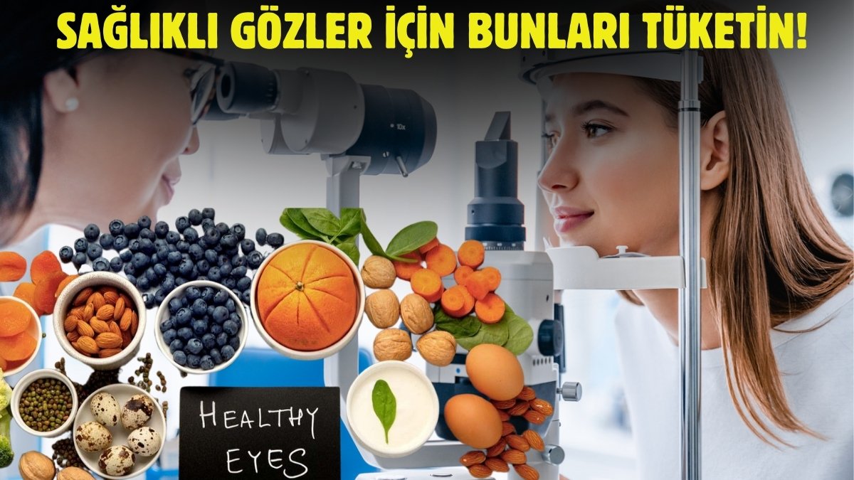 Şahin gibi gözlerin sırrı bu besinler çıktı! Sofranızdan eksik etmeyin: Doğal A, B, C, D, E vitamini deposu