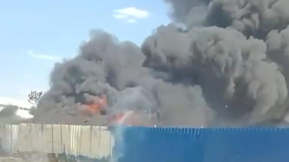 Ankara'da geri dönüşüm tesisinde yangın