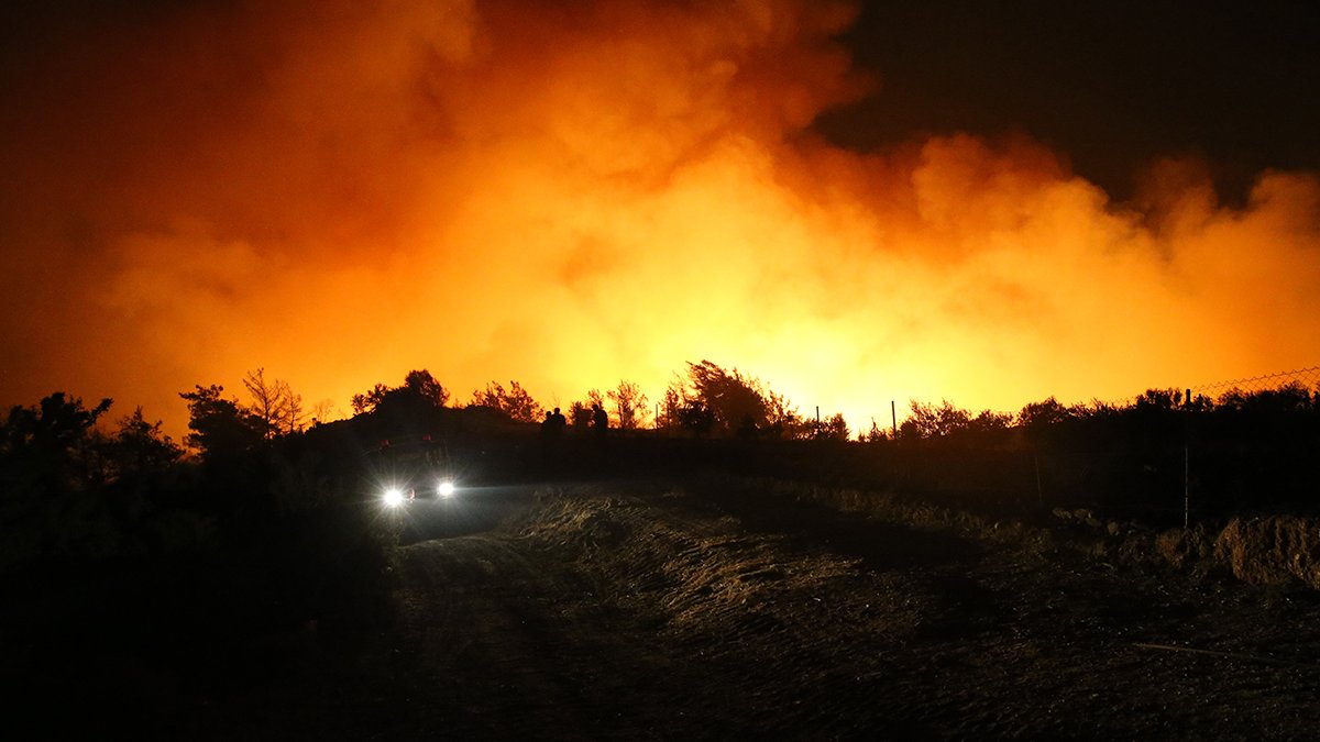 Muğla ve Aydın yanıyor
