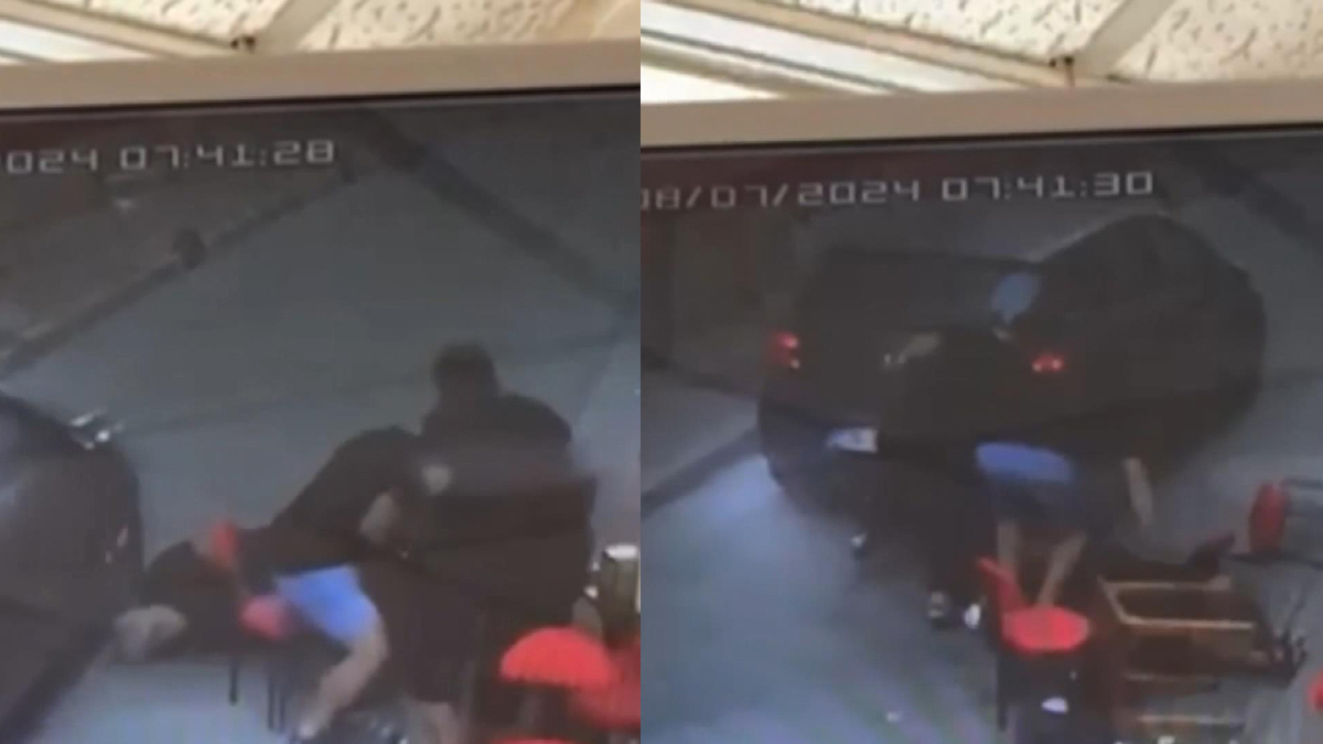 İstanbul'da akılalmaz olay: Bayılan adamın üzerinden araba geçti