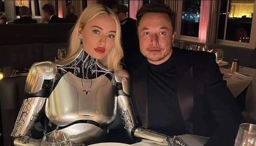 Elon Musk, robot sevgilisiyle yemeğe çıktı