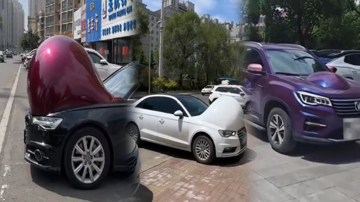 Aşırı sıcaklar arabaları balon gibi şişirdi! Sakın otomobilleri güneşte bırakmayın: Görüntüler şok etti