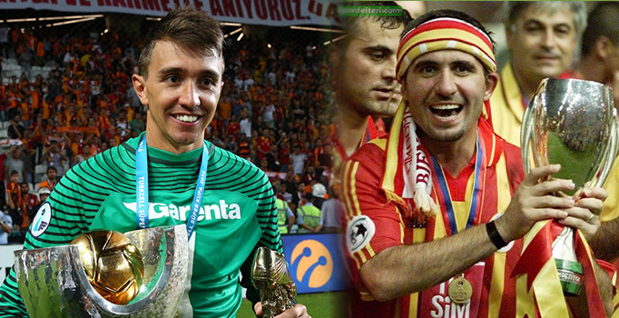 Galatasaray'da Muslera, Hagi'nin tahtını sallıyor!