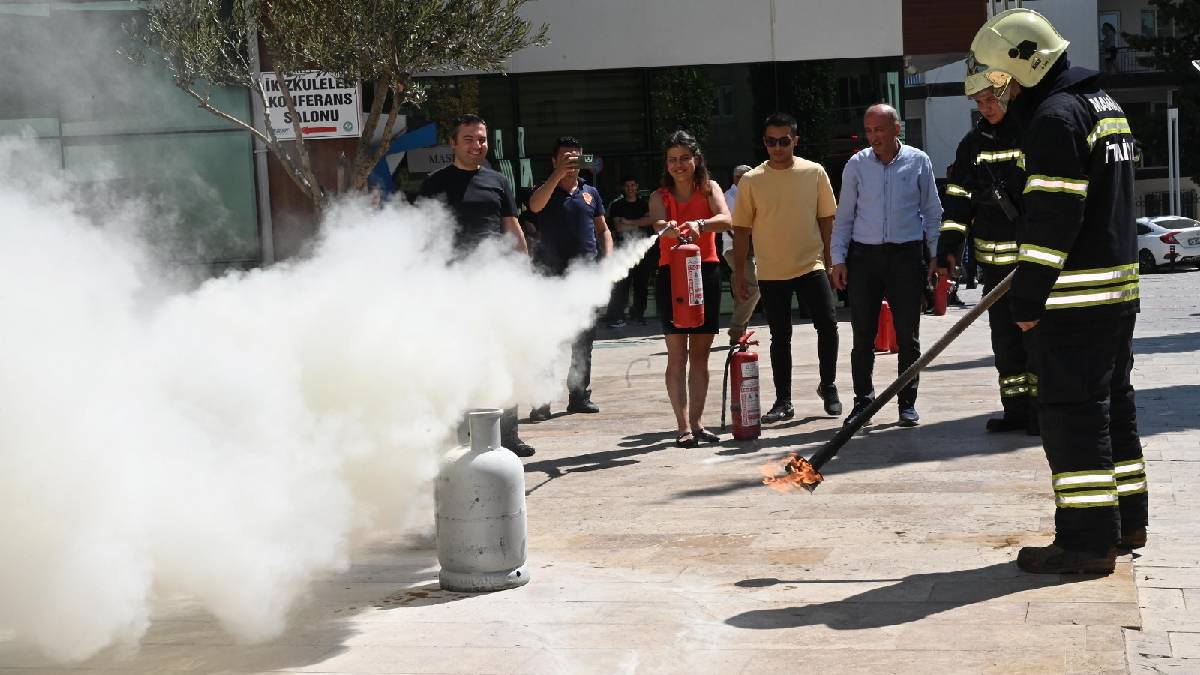 MASKİ’de Gerçeği Aratmayan Yangın Tatbikatı