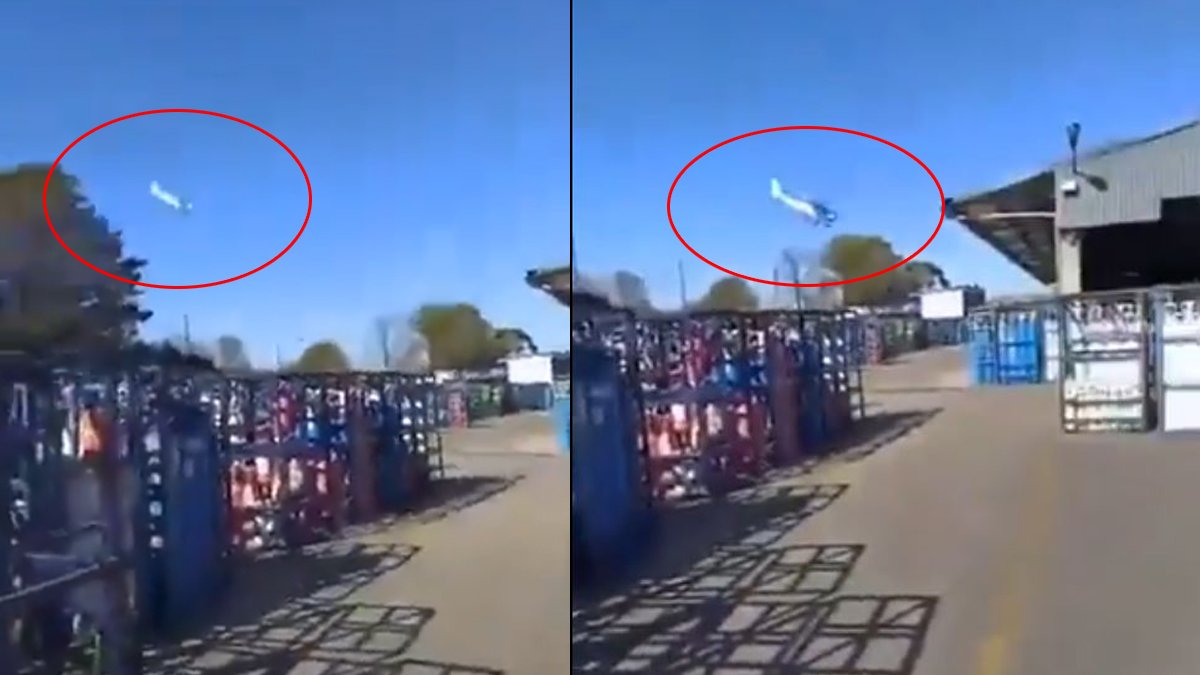 Eski çalıştığı fabrikaya uçakla çarptı