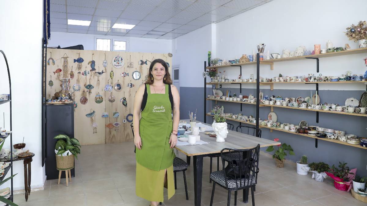 Büyükşehir’in üretici kadın stantlarında yer aldı, şimdi kendi işinin sahibi