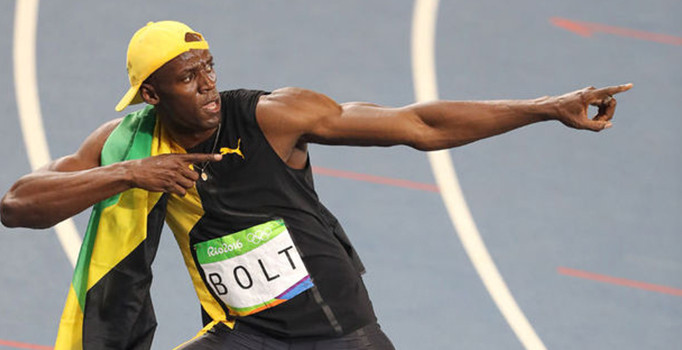 Rio 2016'da Usain Bolt 100 metre erkeklerde 3. kez altın madalya kazandı