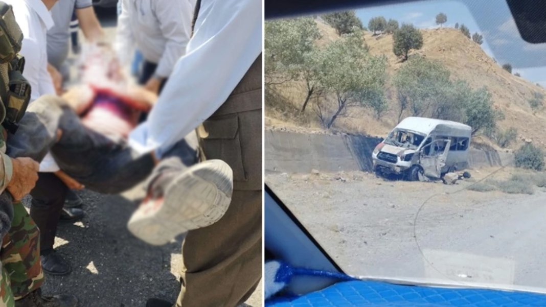 Silopi'de maden işçilerini taşıyan servis aracına saldırı:  Ölü ve yaralılar var