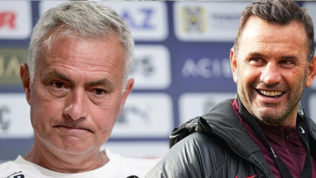 Mourinho Lille maçına saatler kal Okan Buruk'u hedef aldı! 'Okan Buruk sahanın içerisine...'