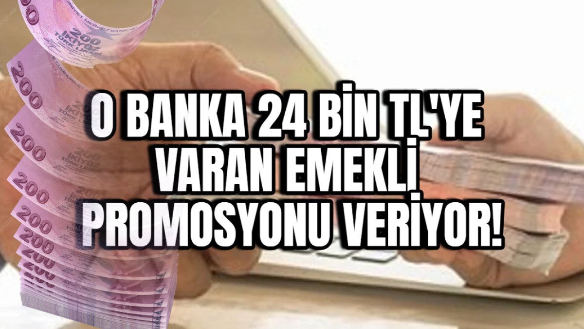 Emeklilere 24 Bin TL'ye varan promosyon müjdesi! O banka gemileri yaktı: Maaşını taşıyan alıyor