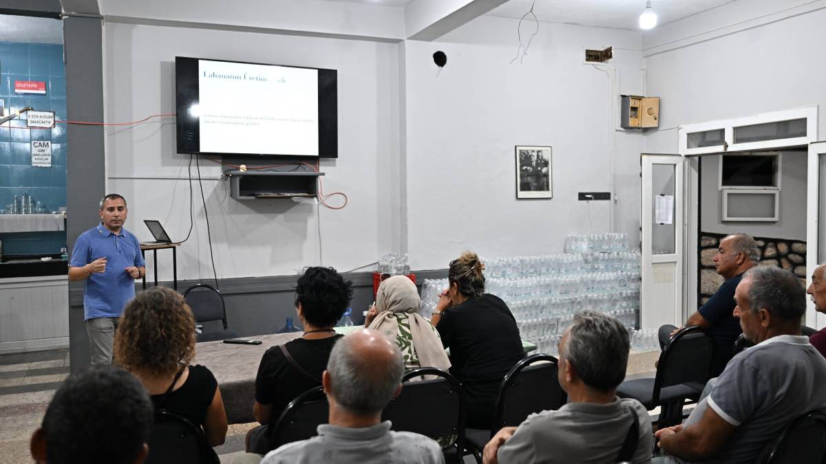 Bornova’da kışlık sebze eğitimi