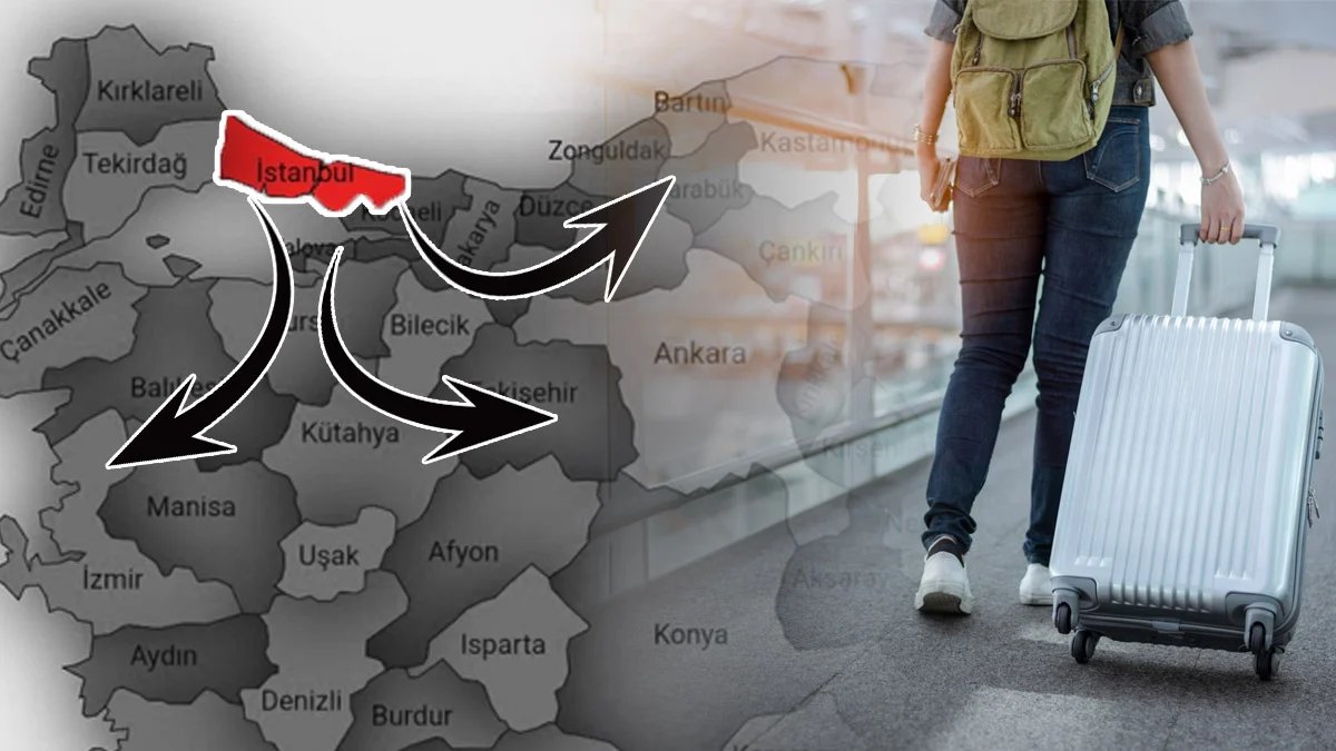 Türkiye'nin bu 3 iline akın var! Binlercesi kafile kafile gidiyor... En çok göç alan ve veren iller açıklandı