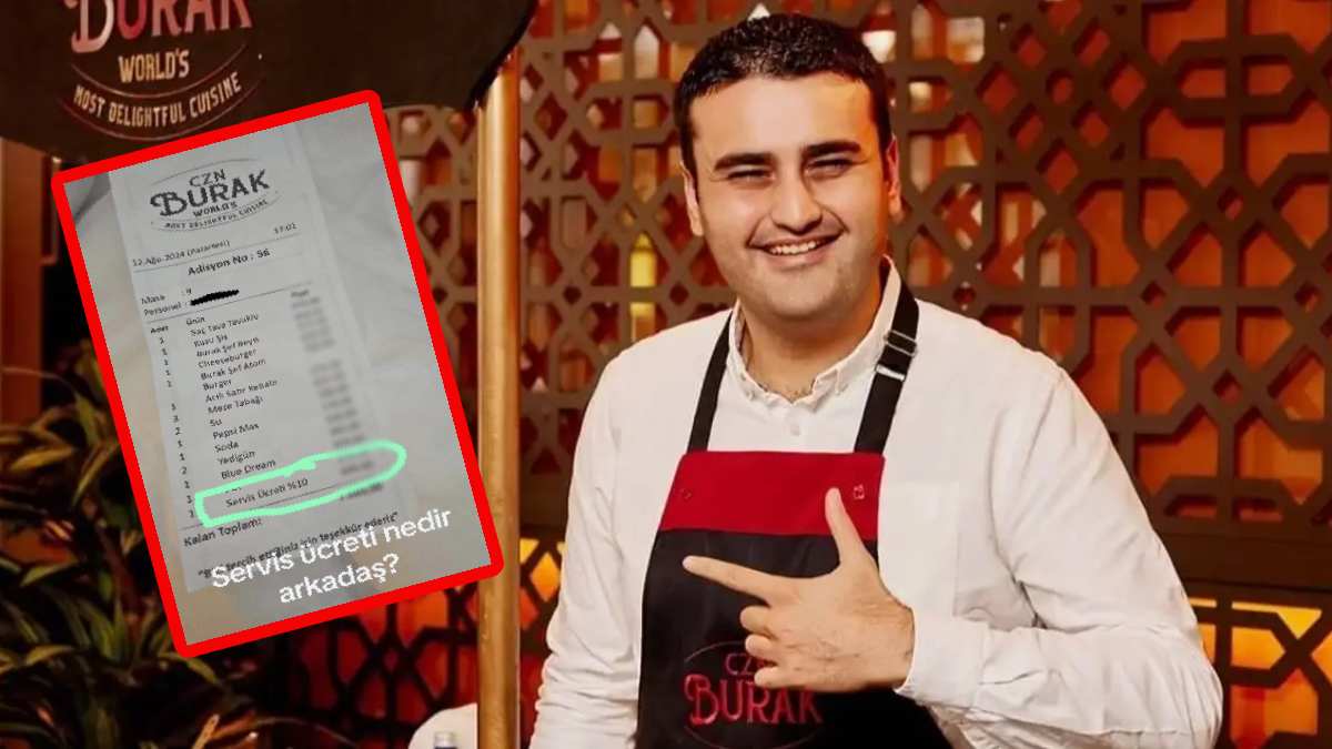 CZN Burak'ın restoranında şok servis ücreti! Yüksek hesaba yüksek ücret: Yağmur gibi şikayet yağdı